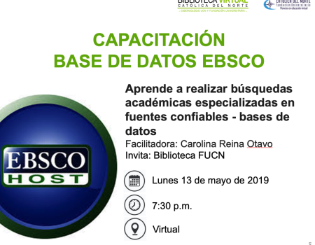 Capacitación en Base de Datos EBSCO