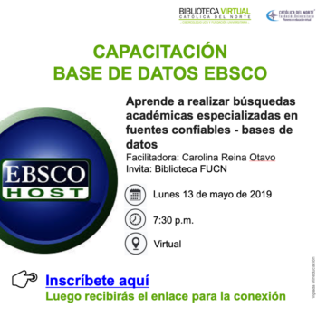 Capacitación en Base de Datos EBSCO