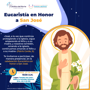 Celebración Eucarística en honor a San José