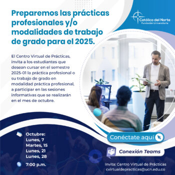 Conversatorios Centro Virtual de Prácticas – octubre 2024