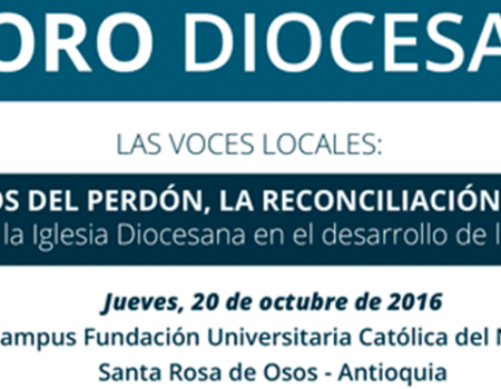 Diócesis de Santa Rosa y Católica del Norte realizan el V Foro sobre Perdón, Reconciliación y Paz