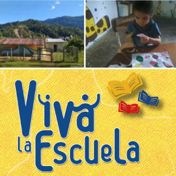 Estudiante de experiencia de práctica profesional participó en Programa «Viva la Escuela»