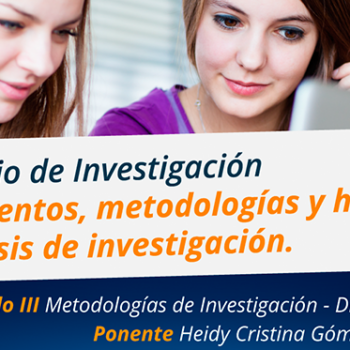 Finalizó el III Ciclo del Seminario de Investigación sobre Diseño Cualitativo