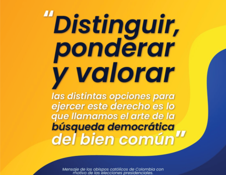 Mensaje de los Obispos de Colombia: «La participación en la vida política es una obligación moral»